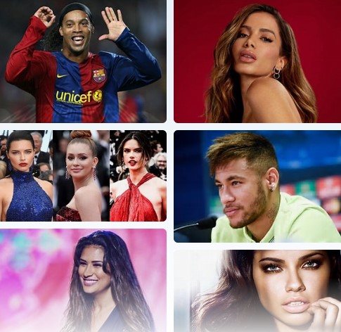 A vida dos famosos