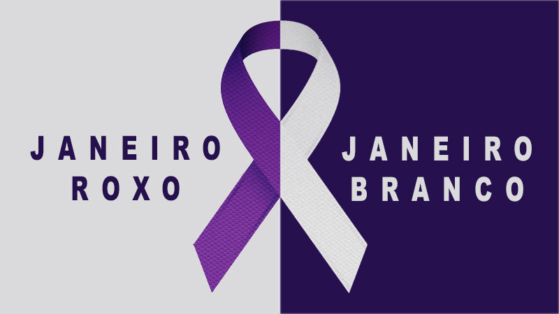 Janeiro branco e roxo