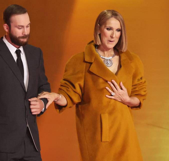 Celine Dion faz rara aparição e entrega prêmio a Taylor Swift