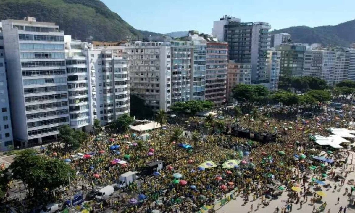 Bolsonaro em Copacabana