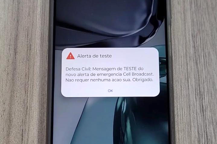 Assista ao vídeo de teste de sinal de alerta climático em duas cidades do Paraná