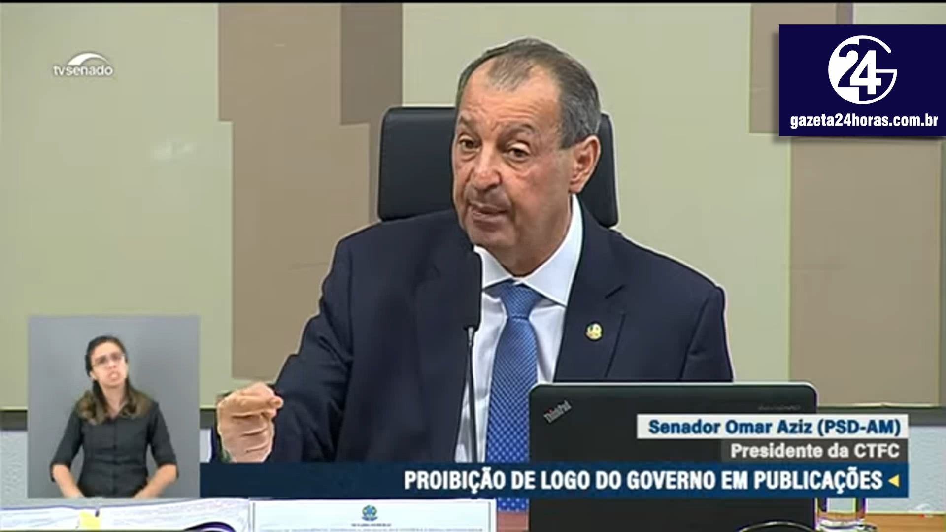 “A Argentina tem um presidente que é vagabundo”, diz senador Omar Aziz, sobre Milei