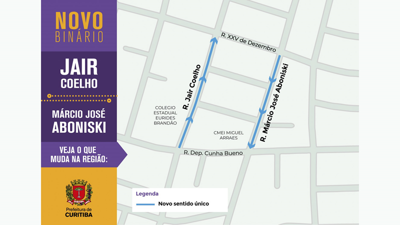 Novo binário entra em operação em Curitiba hoje (26)