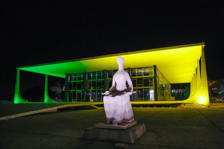 O Supremo Tribunal Federal do Brasil está em julgamento