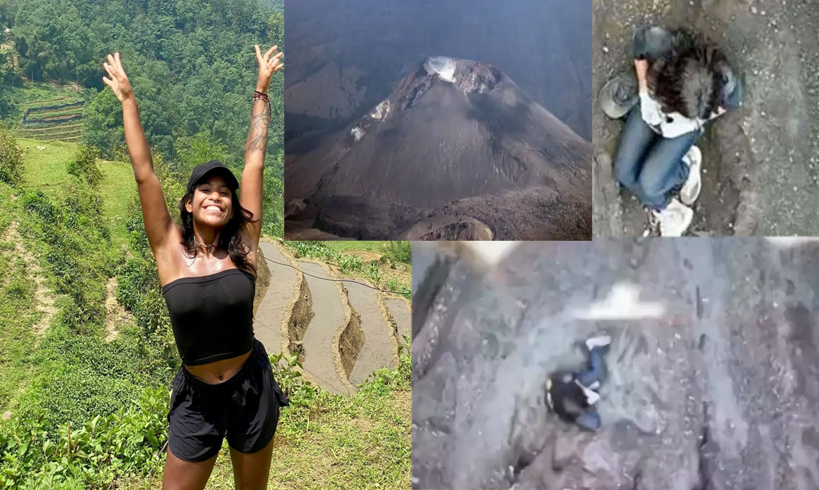 Brasileira que caiu em desfiladeiro próximo a vulcão ainda não foi resgatada – Situação delicada