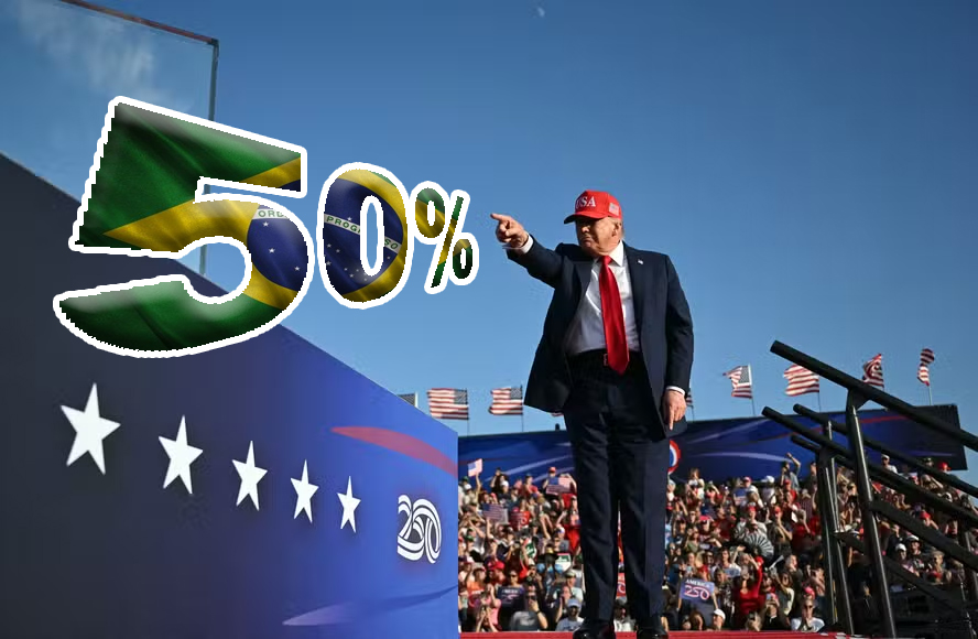 Trump tacha produtos brasileiros em 50% – Entenda a medida e consequências
