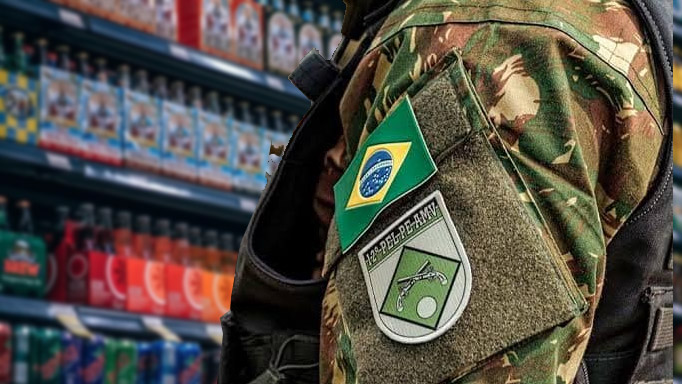 Exército Brasileiro faz acordo para conseguir funcionários para supermercados