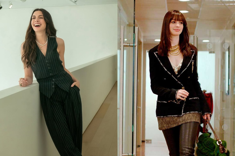 Anne Hathaway em O Diabo Veste Prada 2