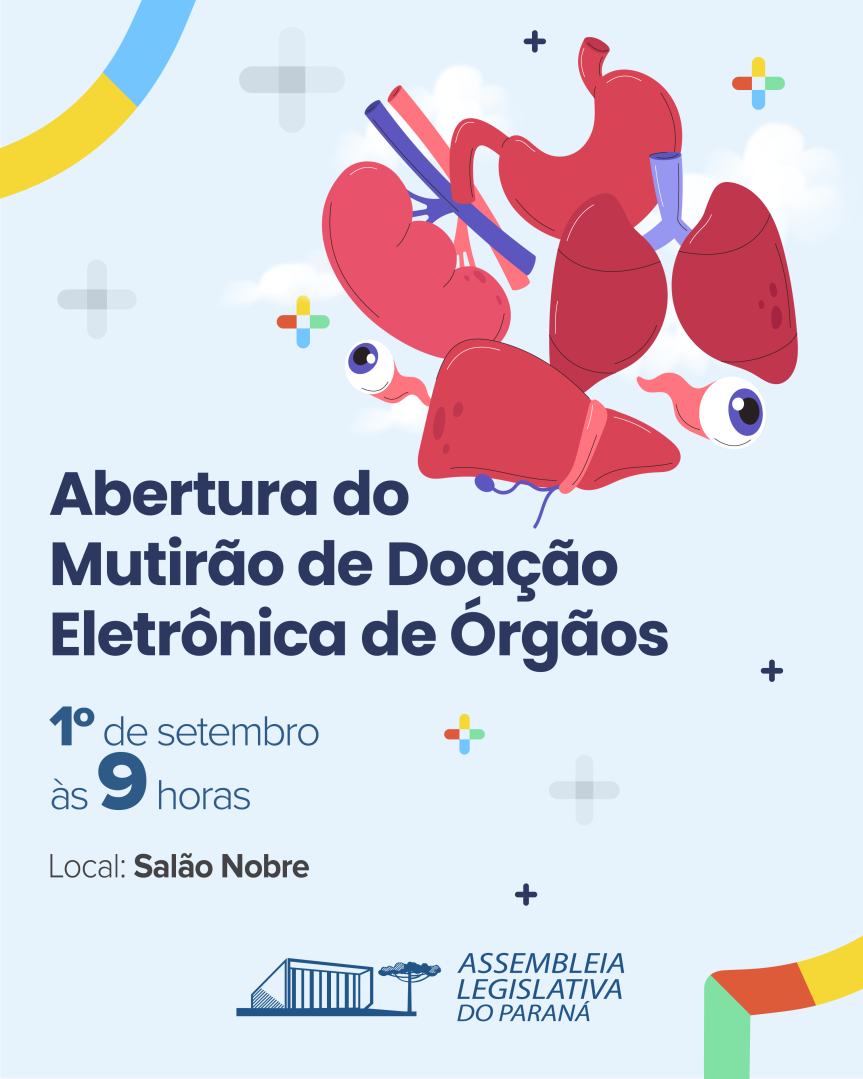 Mutirão para doação de órgãos no Paraná