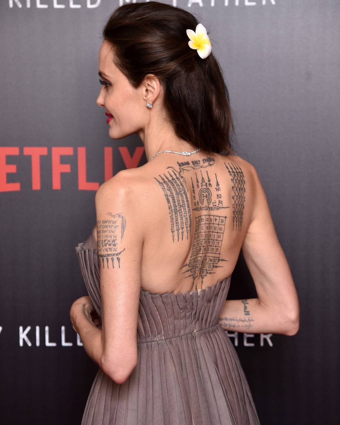 As tatuagens de Angelina Jolie
