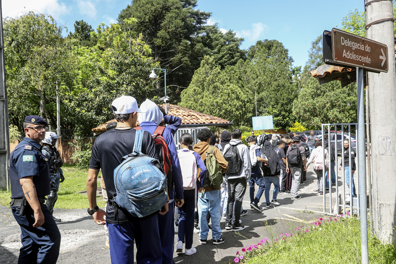 Fura catraca: 37 menores são apreendidos e 8 adultos presos