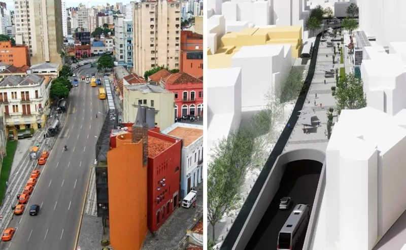 Obras no entorno do Largo da Ordem preparam nova fase de revitalização