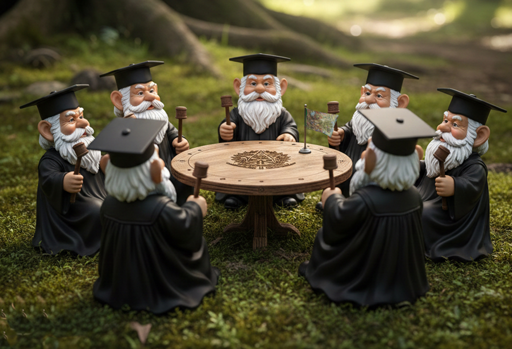 Os Gnomos de Capa Preta e o Código da Floresta